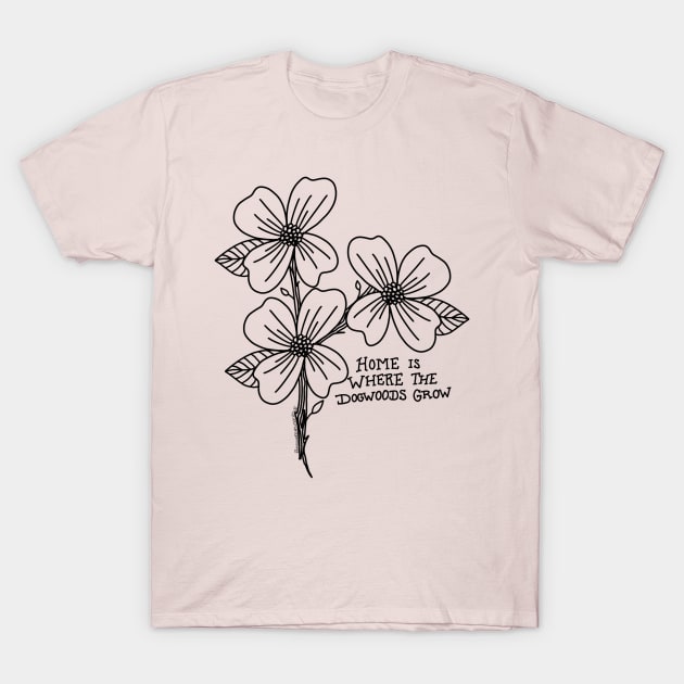 Dogwoods T-Shirt by MamaBearCreative